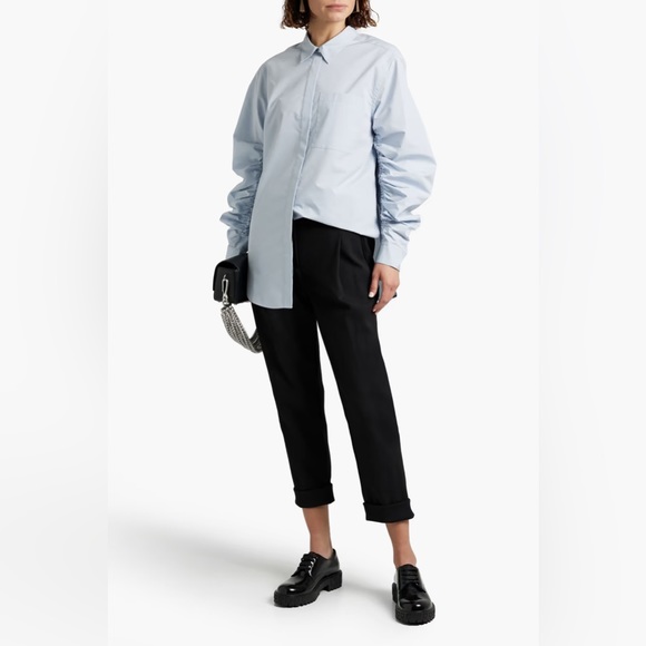 3.1 Phillip Lim Pants - 3.1 Phillip Lim Woman Pleat Front Tapered Cuffed Tailored Trouser